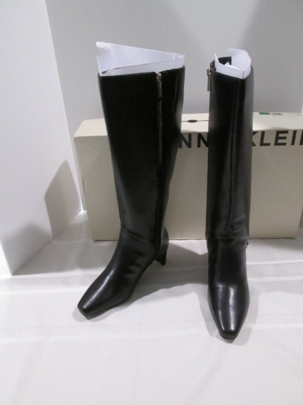 Anne Klein Women's Iverson Knee High Wide Calf Dress Boots - Picture 5 of 14